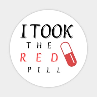 Red pill T-shirt Magnet